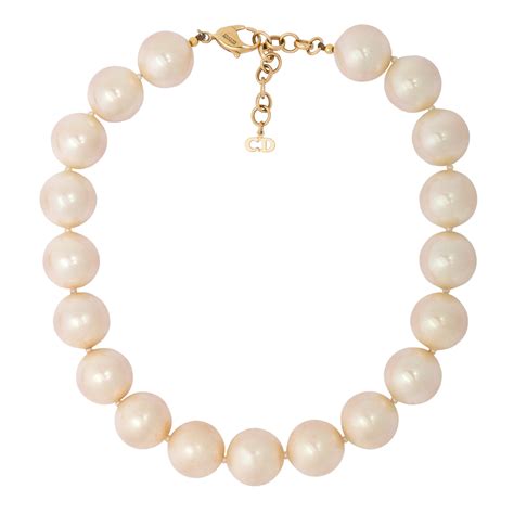 dior mens pearl necklace|dior pearl necklace price.